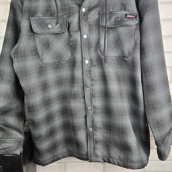 Dickies Plaid Hooded Jacket XL - Picture 3 of 10